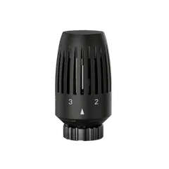 Термостатическая головка Delta CORAL M30x1,5 RAL 9005 (Черный мат)